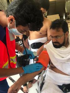 Emergency Medicine Students Participate in Providing Emergency Services for Visitors and Umrah Goers